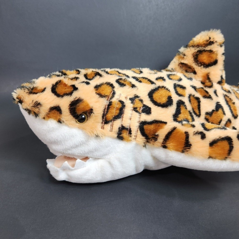Adventure Planet Leopard Shark Plush Toy 21 inch Ocean Fish Plushie Stuffed